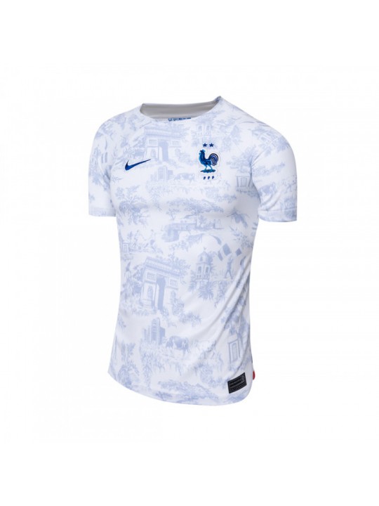 Camiseta Francia Segunda Equipación Mundial Qatar 2022 Niño