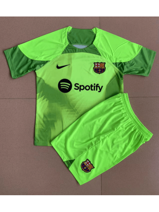 Camiseta Portero b-arcelona Verde 22/23 Niño