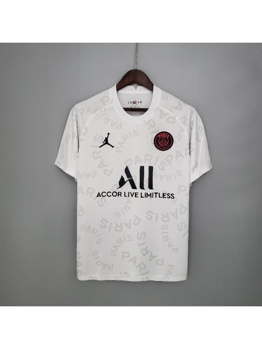 Camiseta 21/22 Traje De Entrenamiento Psg Blanco