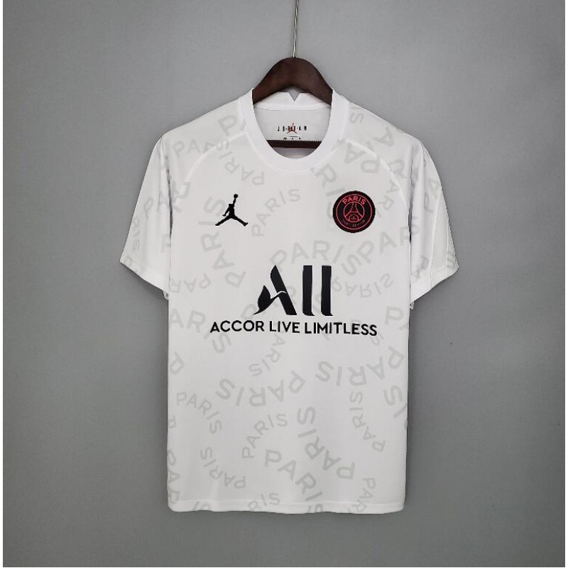 Camiseta 21/22 Traje De Entrenamiento Psg Blanco