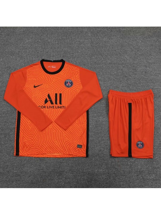 Camiseta Portero París Saint Germain Naranja Manga Larga 2021