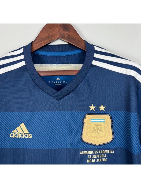 Camiseta Retro Argentina Segunda Equipación 2014