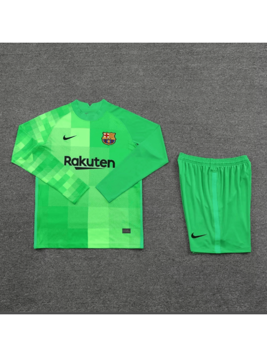 Camiseta Fc b-arcelona Primera Equipación Stadium Portero 2021-2022 Manga Larga