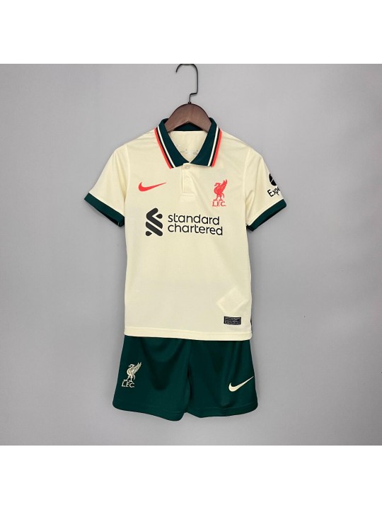 Camiseta Liverpool 2ª Equipación 2021/2022 Niño