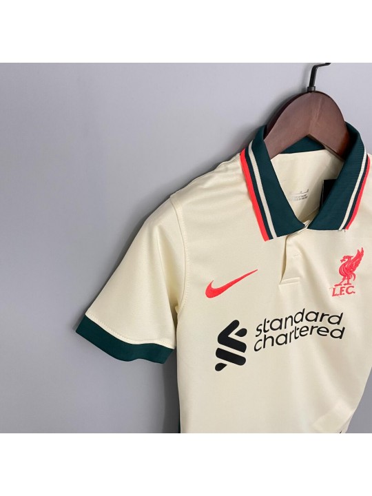 Camiseta Liverpool 2ª Equipación 2021/2022 Niño