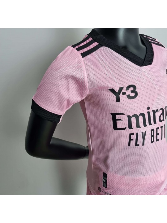 CAMISETA Y-3 REAL MADRID 120TH ANNIVERSARY ROSA NIÑO