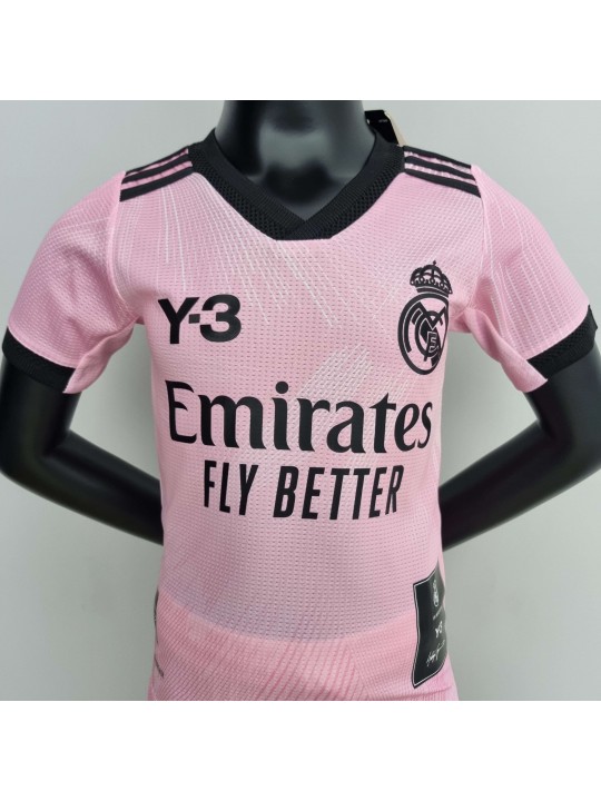 CAMISETA Y-3 REAL MADRID 120TH ANNIVERSARY ROSA NIÑO