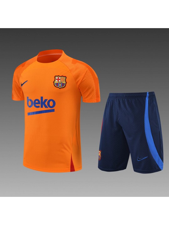 Camiseta 22/23 b-arcelona Entreno Equipacion Manga Corta Naranja