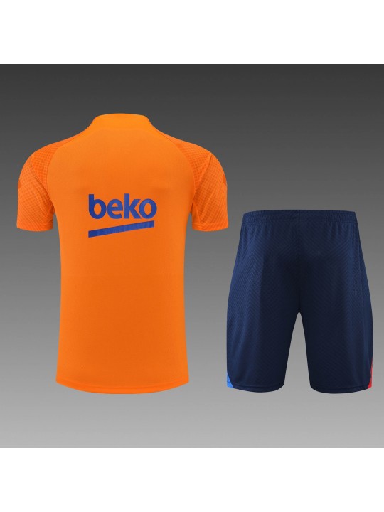 Camiseta 22/23 b-arcelona Entreno Equipacion Manga Corta Naranja