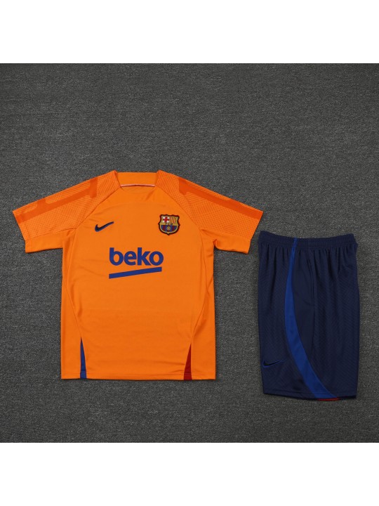 Camiseta 22/23 b-arcelona Entreno Equipacion Manga Corta Naranja