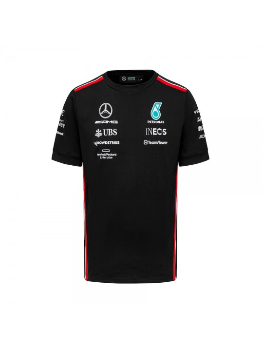 Camiseta Piloto Equipo Mercedes AMG Petronas F1 2023 - Negro