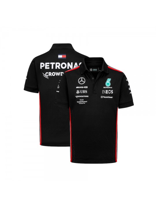 Polo del equipo Mercedes AMG Petronas F1 2023 - Negro