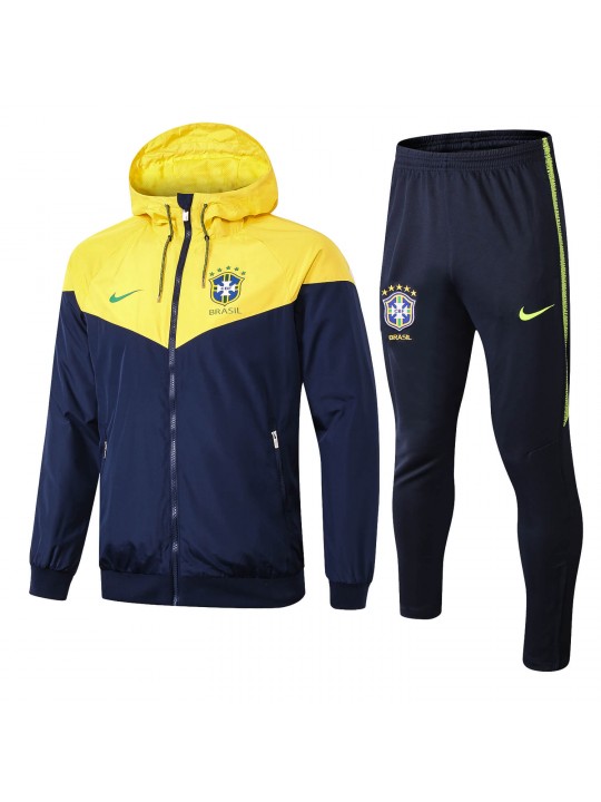 CHAQUETA CON CAPUCHA BRASIL