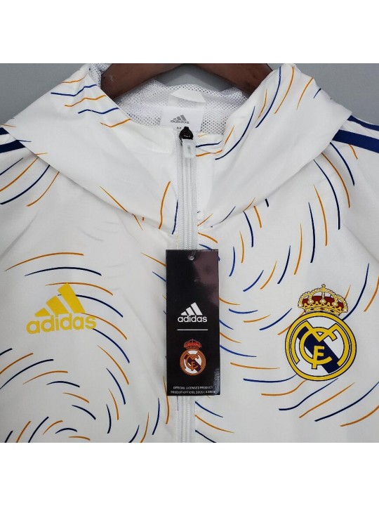 Windbreaker 2021-2022 Real Madrid White