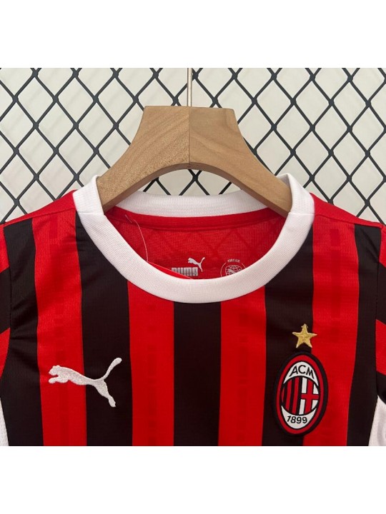 Camiseta AC Milan 1ª Equipación 24/25 Niño