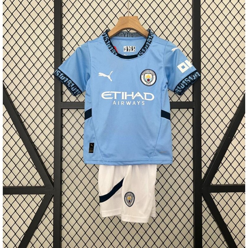 Camiseta Manchester City 1ª Equipacion 24/25 Niño