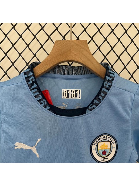 Camiseta Manchester City 1ª Equipacion 24/25 Niño