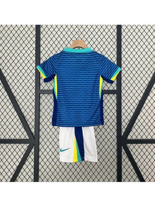 Camiseta Brasil 2ª Equipación 2024 Niño