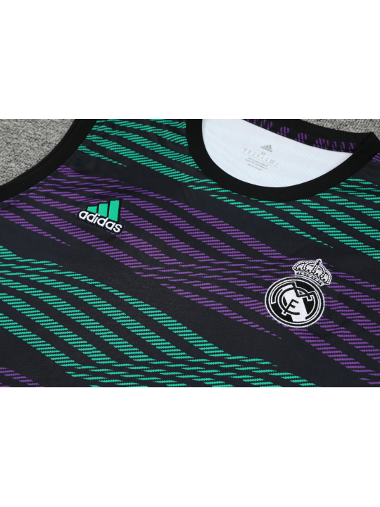 Camiseta Sin Mangas Real Madrid CF Pre-Match 23/24 + Pantalones