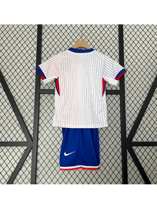 Camiseta Francia Segunda Equipación 2024 Niño