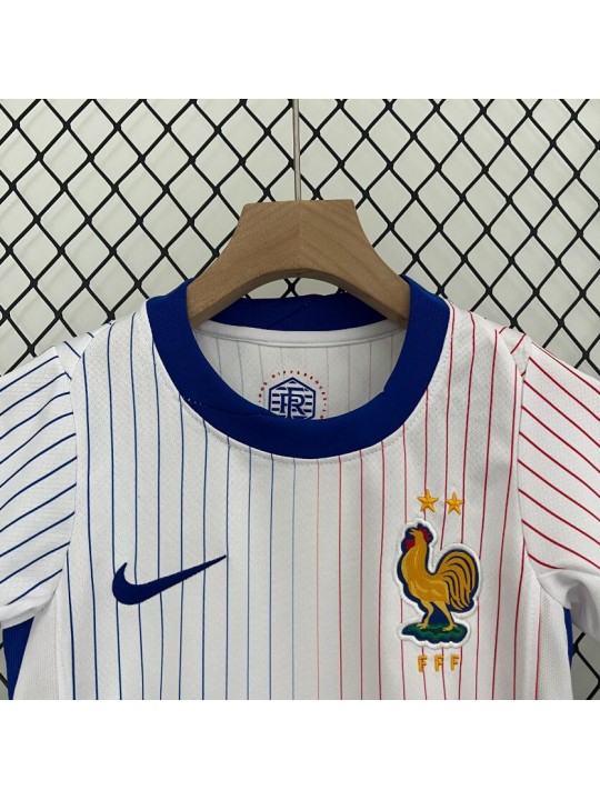 Camiseta Francia Segunda Equipación 2024 Niño