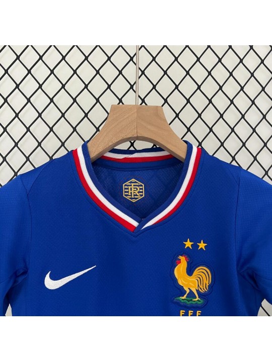 Camiseta Francia Primera Equipación 2024 Niño