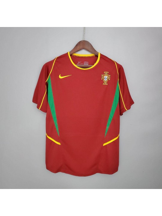 Camiseta Portugal Primera Equipación 2002