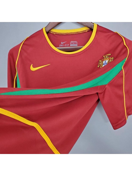 Camiseta Portugal Primera Equipación 2002