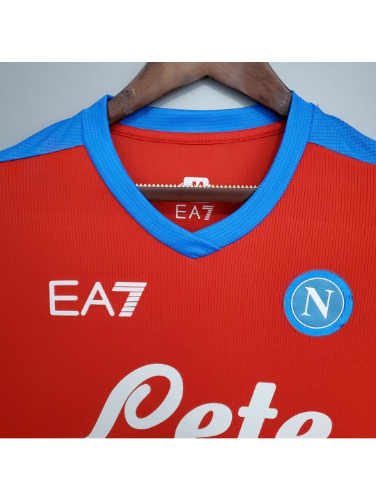 Camiseta Scc Napoli Segunda Equipación 2021/2022