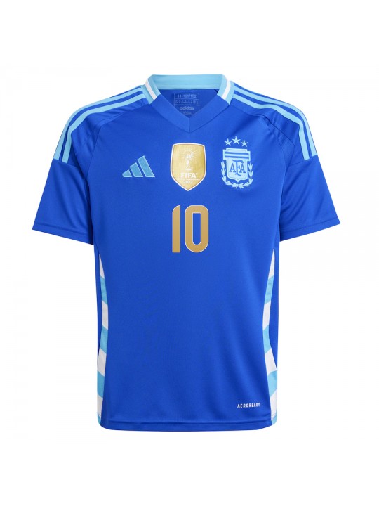 Camiseta Argentina 2ª Equipación 2024 Niño MESSI #10