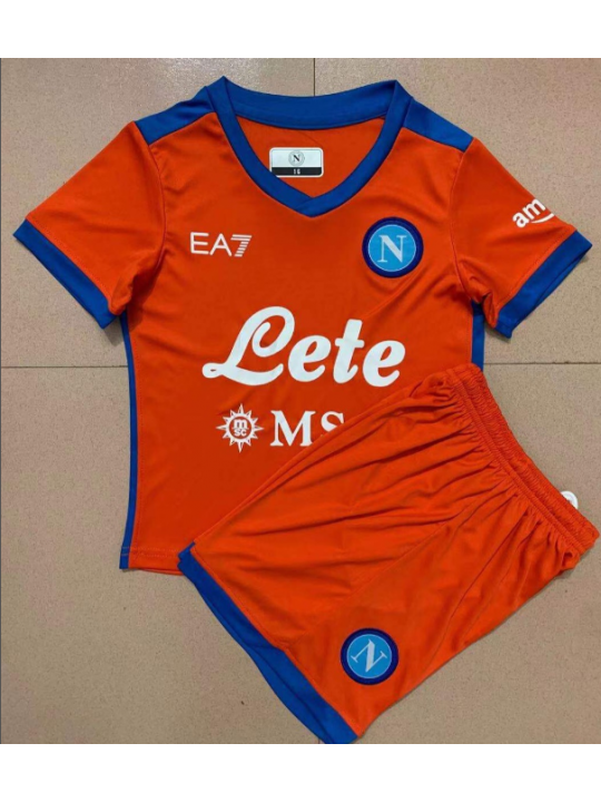 Camiseta Scc Napoli Segunda Equipación 2021/2022 NIÑO