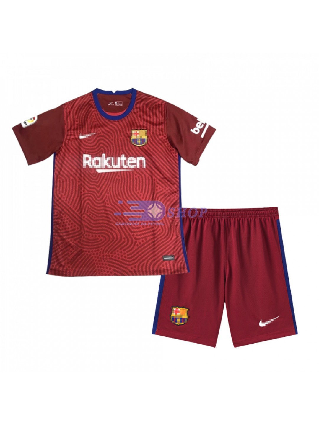 olvidadizo seriamente Secretar Camiseta de Portero Barcelona 2020/2021 Niño Kit Rojo